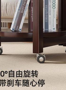 可移动小推车茶几客圆桌发侧边几床头厅你置物架家沙OIQ用迷角几
