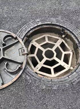 球墨铸货铁重RVZ型6040t防沉降铸铁井盖厂家现t规盗格齐全防雨污