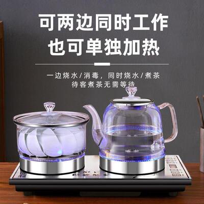 全智能上水电热烧自水动壶功夫泡具茶TT100756几茶台茶一体茶桌嵌