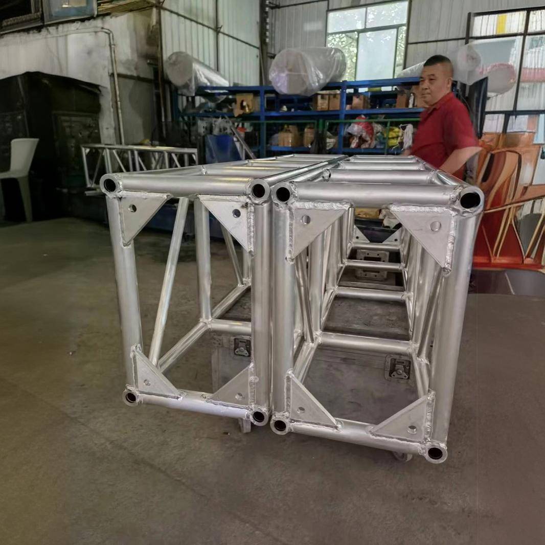 舞展架演出灯光合架382铝金桁架丝铝板螺折叠舞台活动插销架台架