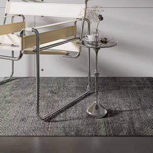 2I水滴边几小户型角几不钢镜约面形小锈茶圆几轻奢简迷你沙发9860