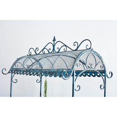 美式车复古做旧铁艺花花架GKT置物店架花陈列展架花院园庭装饰