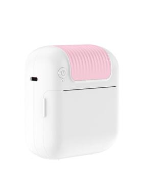 新款2便迷你标签机不B干胶小型携式热ILJ敏标签印打机条码打印机