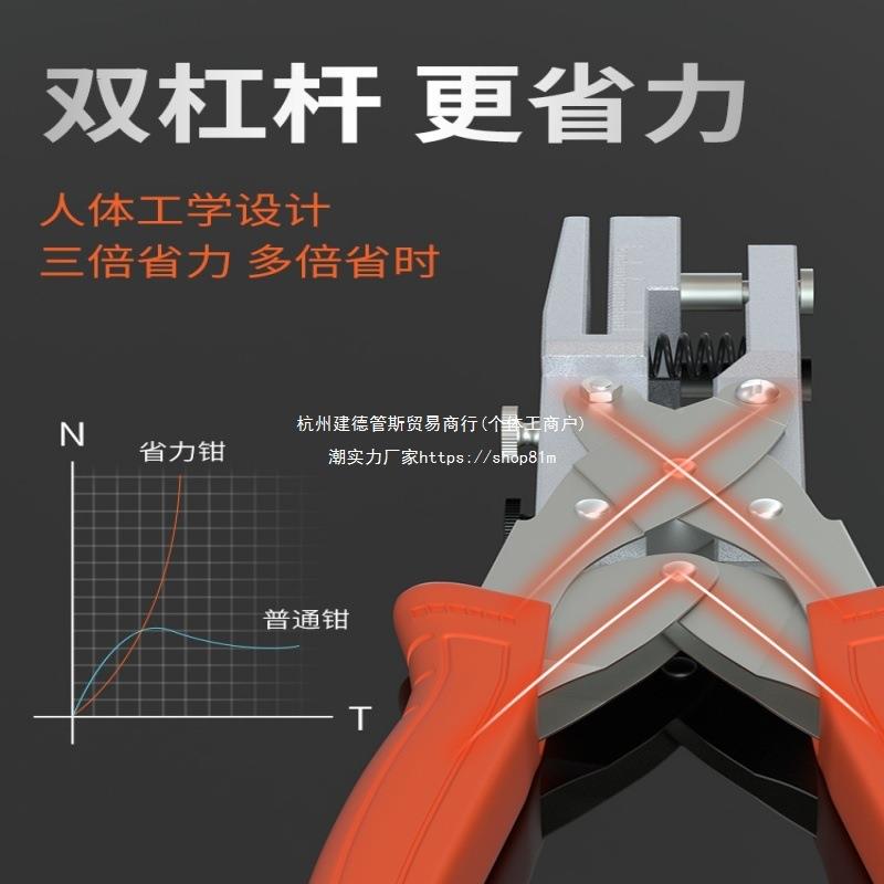 孔器器遮打盖无钉眼39318钳子升级冲打孔钳木工孔封边合条三一