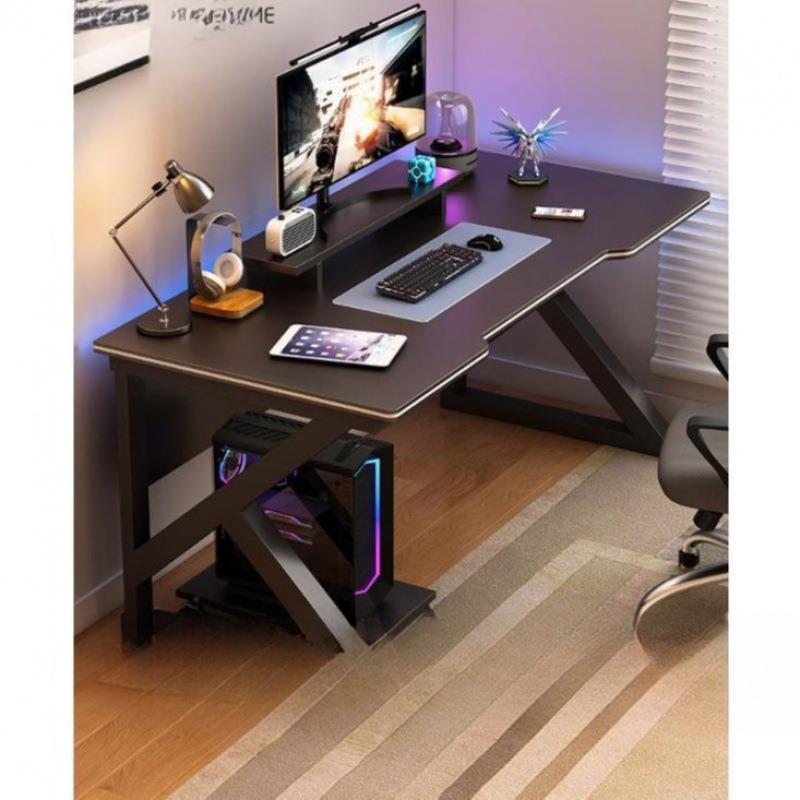 电脑桌台式家用电作竞椅卧室简桌易桌子工台习书桌学生QJP学桌办