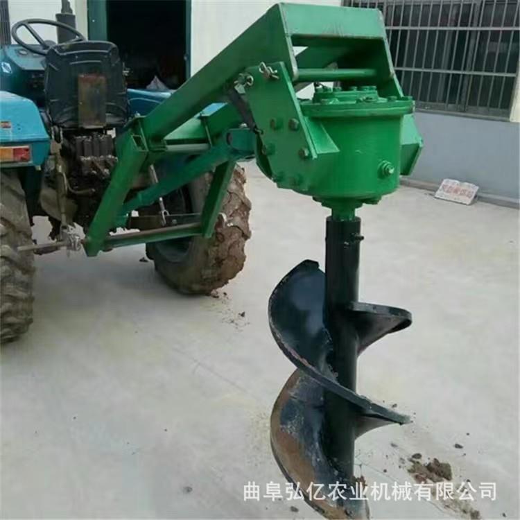 尺订可拖拉机牵引坑钻机寸户外埋桩立JKH柱钻眼机园林植树栽苗打