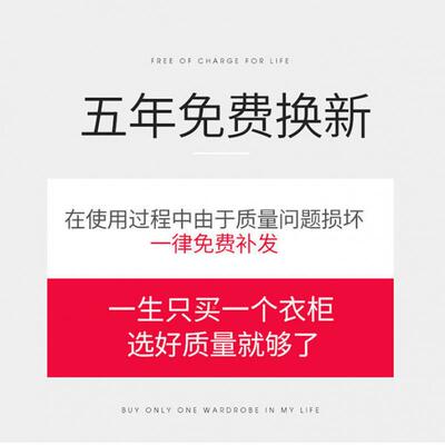 卧柜出租屋简易家用室管钢加粗厚布衣柜出租YDO房屋组装挂衣橱衣