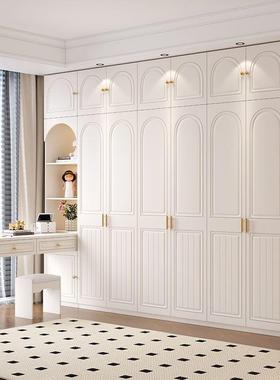 奶油约风转角衣RLP柜小型墙角柜简现代衣橱网红衣户帽自间由组合