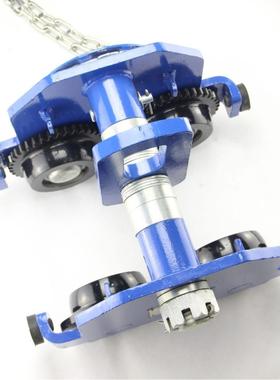 宇雕防撞型手推跑车一AAB吨葫t3T起单重葫芦工字钢轨行车手拉芦小