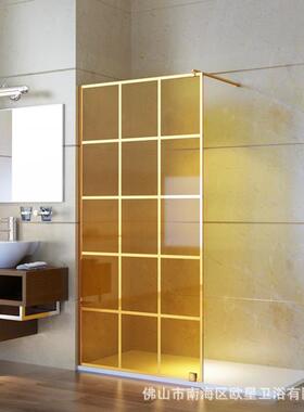 出口格鲁吉亚现货入浴室格隔断47464卫生间哑黑子步屏风式CE认证