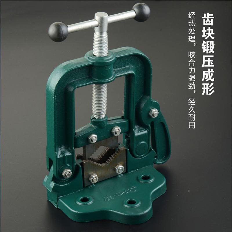 SOCZD/胜工具达多功能管子圆台钳桌面管子夹持钳台式管固定虎钳