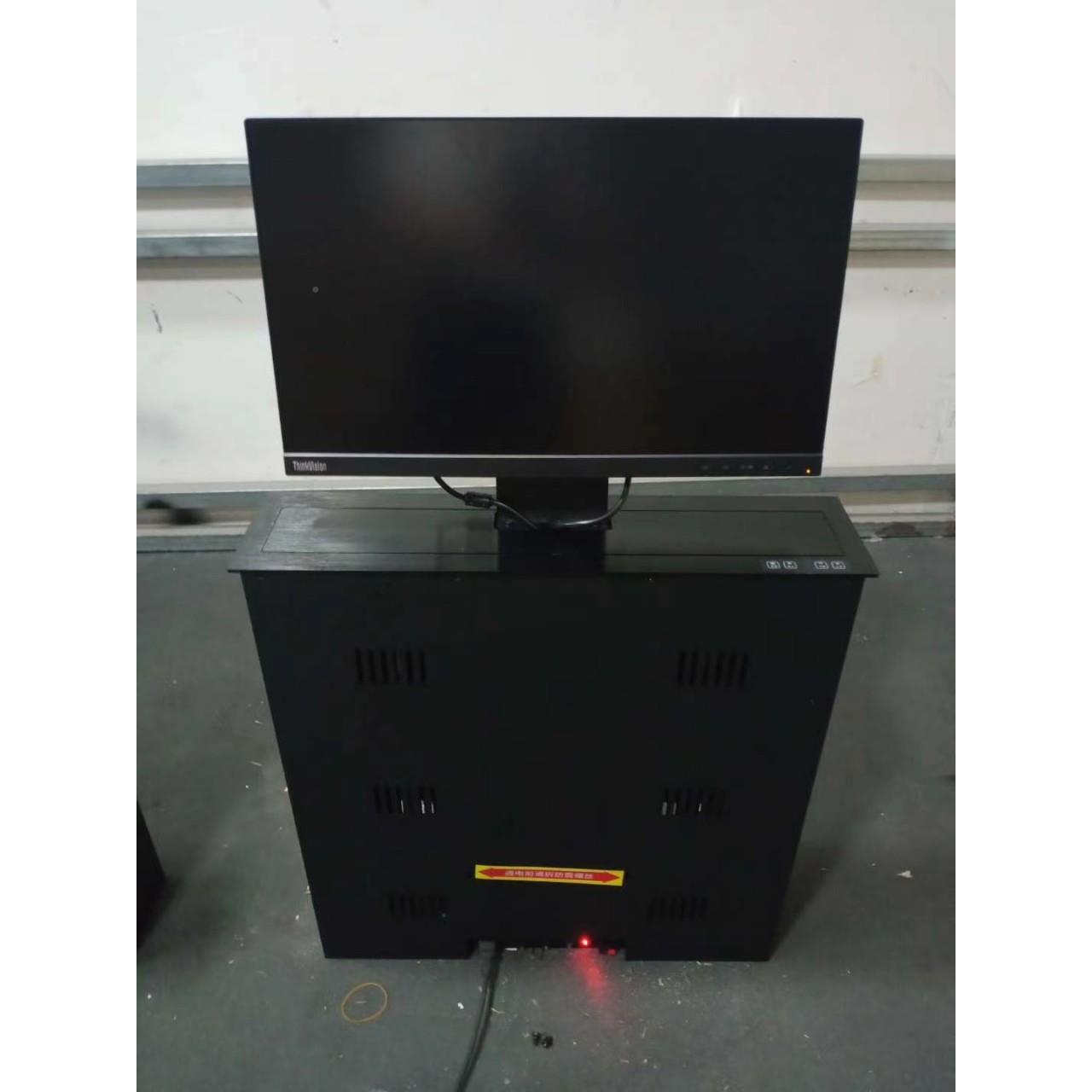 22寸电超薄液晶SDX升降显示屏,27寸液晶屏翻视转牌器电子桌厂家