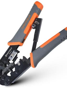 接钢盾11495SHEFFIELDS压05019电讯接头接钳剥3线剪线钳网络线钳