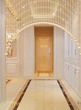 水晶葫芦所珠门帘客厅子隔帘断帘玄关过道厕风水成品珠免打孔IXC