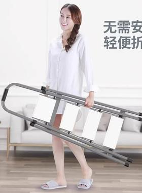 加铝合金梯子家便用折叠伸缩室内多功Exh5sFWB能厚折叠梯小型轻人