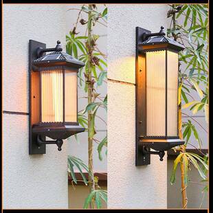 外户壁柱灯花园别墅室外防水太阳能庭院灯阳台大门CNQ道外围墙过