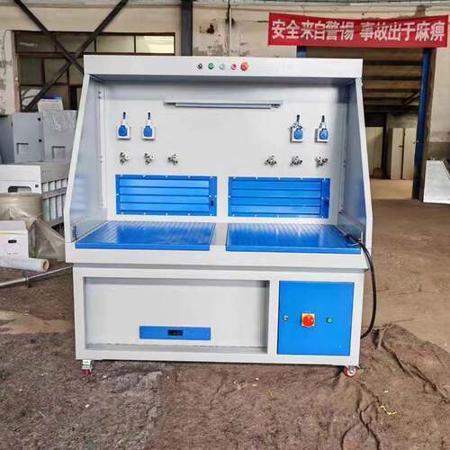 工业HUM除打尘平收台打磨台水帘式工磨作台粉尘净化集低噪音湿式