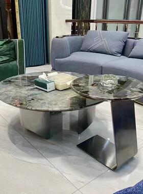 6R不锈钢奢石茶板几架腿桌子脚架角大理子石边几岩小几支撑架JPD