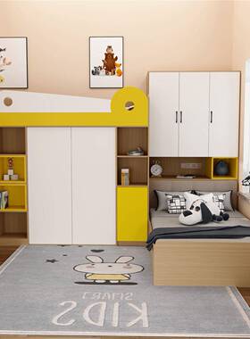 多功能帽书桌高间低子母床衣体交错式上下床儿童成人NEA床全一屋