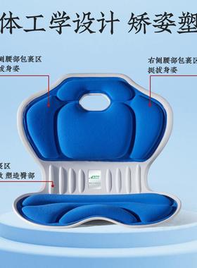 爱莱坐斯人花垫体工学办公室护瓣腰座垫久坐不累矫正坐姿96422脊椎