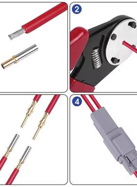 爆款德驰压接钳动重载连接手压器钳线端子哈丁插头冷HTA压钳