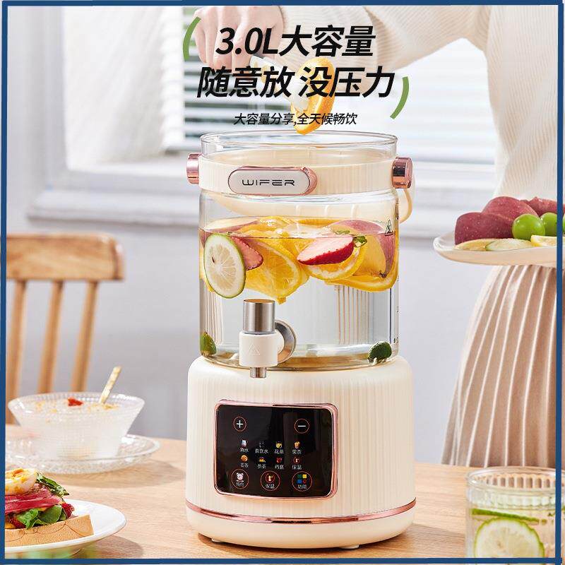 分公体大花茶水壶养生桶TQU容量预约办室煮茶保温电热烧壶分体设