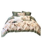 I9EKF699M园风田100支澳棉全四件套花棉卉1数码 印花纯棉被套床上