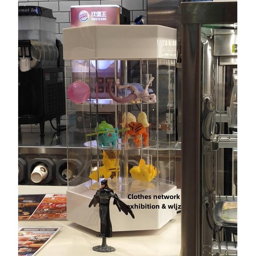 柜台式手机珠宝样品旋转展柜展示柜化妆品精品小礼品亚克力首饰品