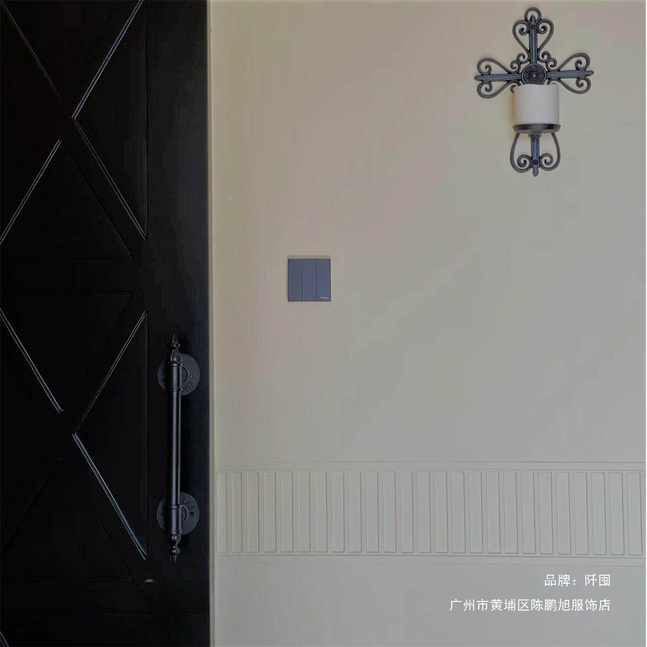 实水管门把手工业风餐门饮店复古滑室内卧室栓谷仓吊轨推拉VIH移