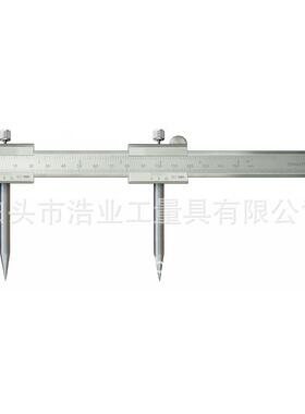 规线游标卡尺双针卡划尺碳钢公英制不锈钢0-300圆00.11/130028
