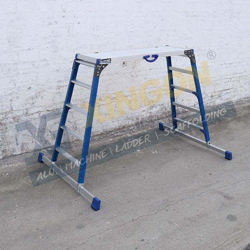 玻璃钢护梯栏XG-118F工作平台功夫凳折叠马工程绝缘加厚电梯工安