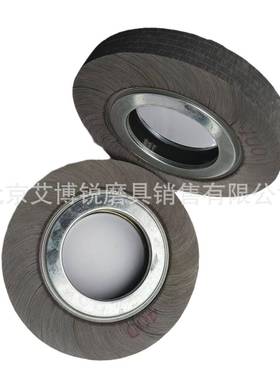 千叶轮抛光光0JKU轮60目非晶带材抛碳化硅砂布野牛卡轮盘叶轮