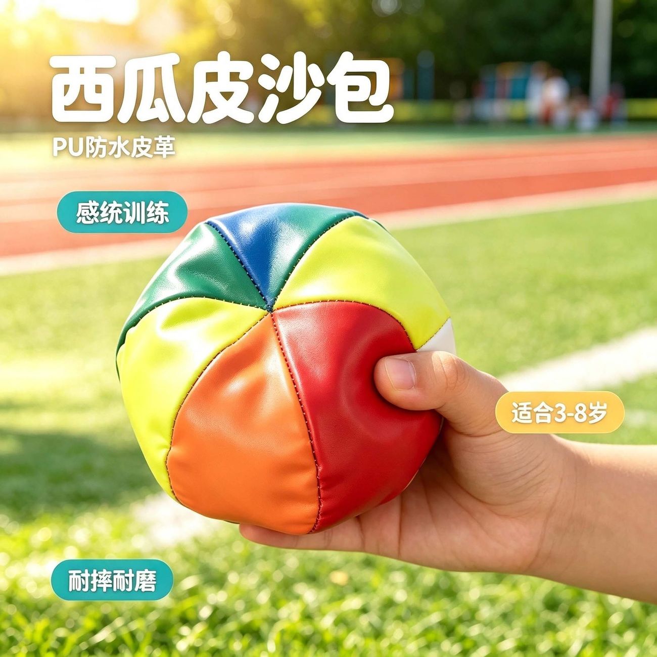 西瓜皮沙包投掷道具儿童玩具怀旧小学生专用大沙包幼儿园感统训练