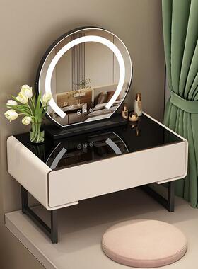 飘窗妆梳台实木轻28378奢小型收纳柜体小桌网红高颜值榻榻子一米