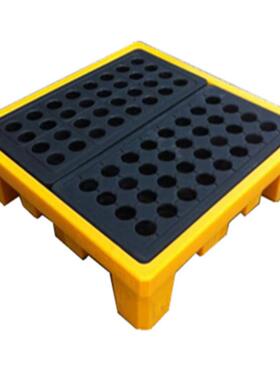 四桶防渗漏托接油液盘防泄漏盛卡OJZ漏油桶板盘危废体塑料防漏油