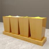 超市粮米桶五谷杂展HGS示柜散货称米面米柜粮食架落地便堆利店头