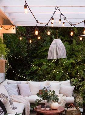 现货LEDS14E26装G40亚马逊水防灯串户外UWE饰庭院灯