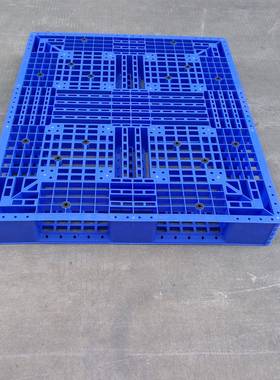 蓝色网NXF格田字料托塑盘垫仓立托体库防潮栈板叉车盘塑板胶卡板