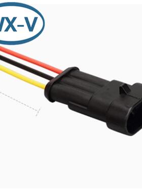 282科105-1线束原装AM安普E泰DTLPT防水插件IP67连接器3芯282087-