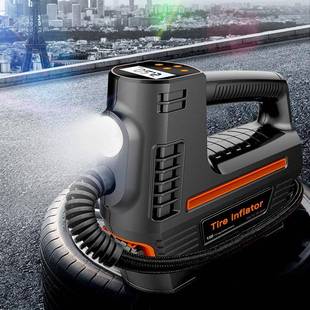 载充气泵2V电便携式 大车功率数显带591灯221缸汽车打气泵车动用应