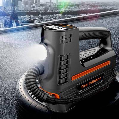 载充气泵2V电便携式大车功率数显带591灯221缸汽车打气泵车动用应