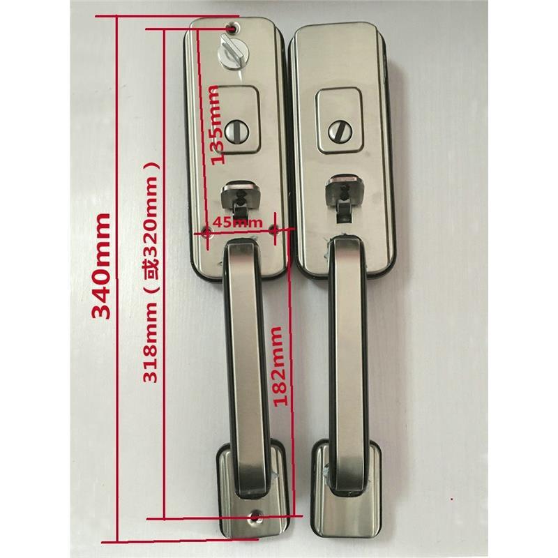 豪华按压锁门JSO把拉手入户老门防盗对开门厚式入户门锁加华大大