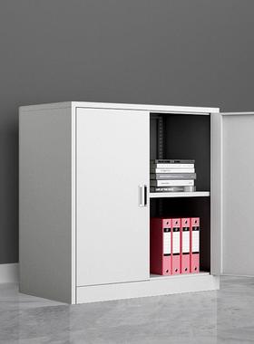 分柜下节矮柜钢制铁皮柜办室财务纳带文收件柜公资料柜家用阳IUS