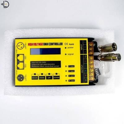 高压控制MX512制器控LED高压RGB灯带控制器L带CD显YCY示智能D照明