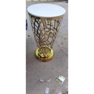 LE桌D发光小蛮腰吧台高脚BT001清吧酒吧桌子户外网红不锈钢圆吧形