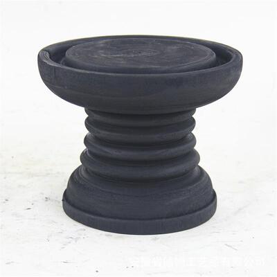 厂家销售手工摆木质碳化黑色托盘RIR摆盘家居别宿墅桌面装饰工民