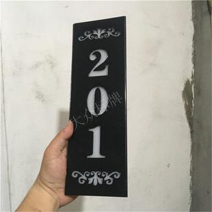 三角LD面发光门牌带灯示牌指双KTV酒店E宾馆客房包厢包间号码26门