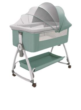 多功能婴儿床可移动拼接床可折51352叠便携式宝新生摇儿篮宝床大