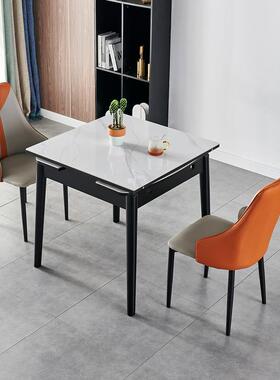 3Y可伸缩叠板餐桌椅岩组合现A-288代简约小户型餐桌家用正方形饭