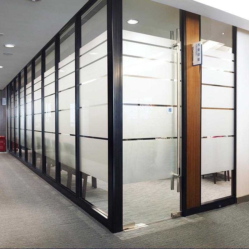 厂100型办公隔断玻璃室内铝合金玻自装办单EM-GD100公室写字活动